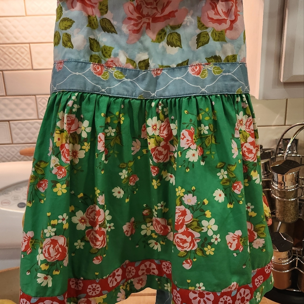 Matilda Jane strawberry fields knot Tie Dress/Tunic, Girls size 6 - Picture 4 of 7